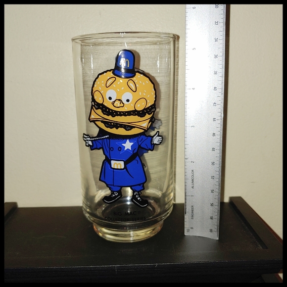 Vintage McDonald's Hamburglar Collector's Series Drinking Glass 1970s - Picture 5 of 6